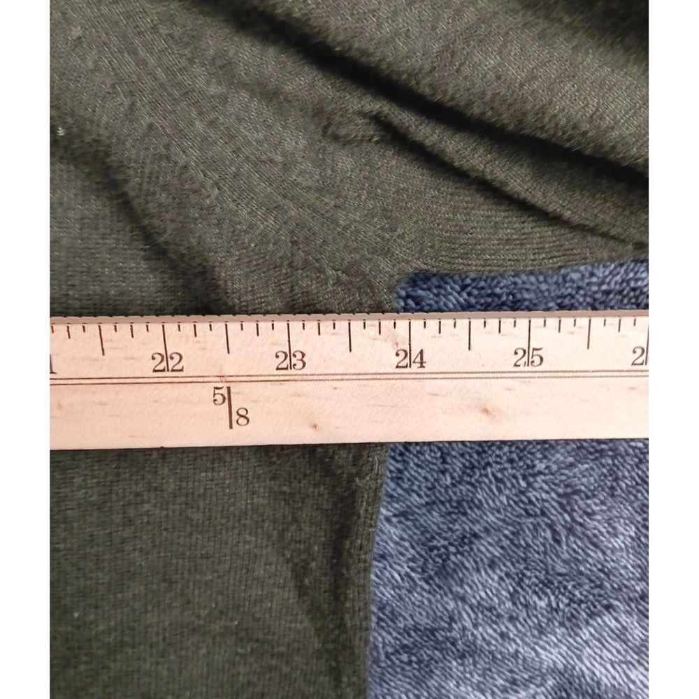 Charles Tyrwhitt Men's XL V-Neck Sweater 95% Cotton 5% Cashmere Olive Green - Picture 5 of 6